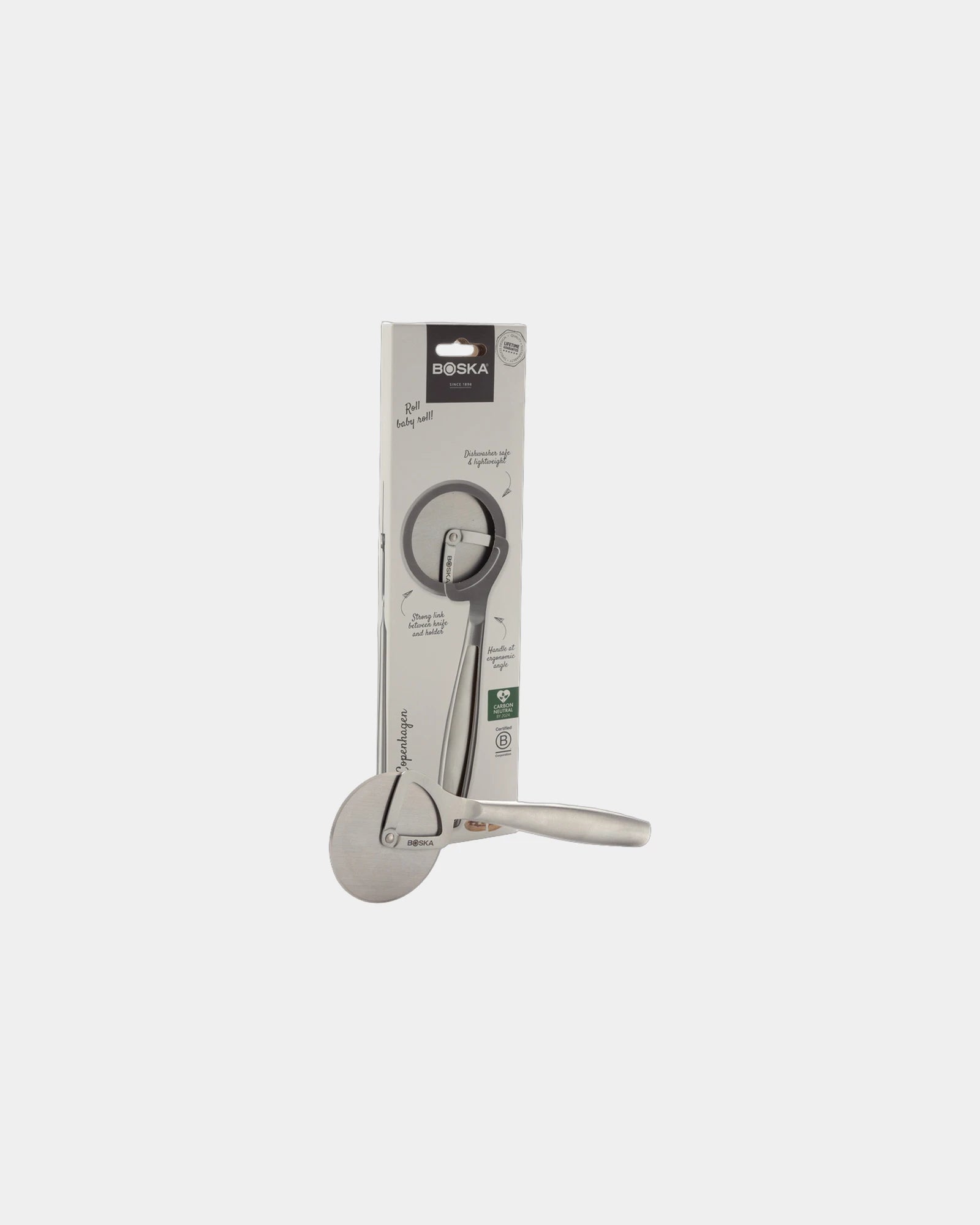 Custom stainless steel pizza cutter Boska Copenhagen - 3