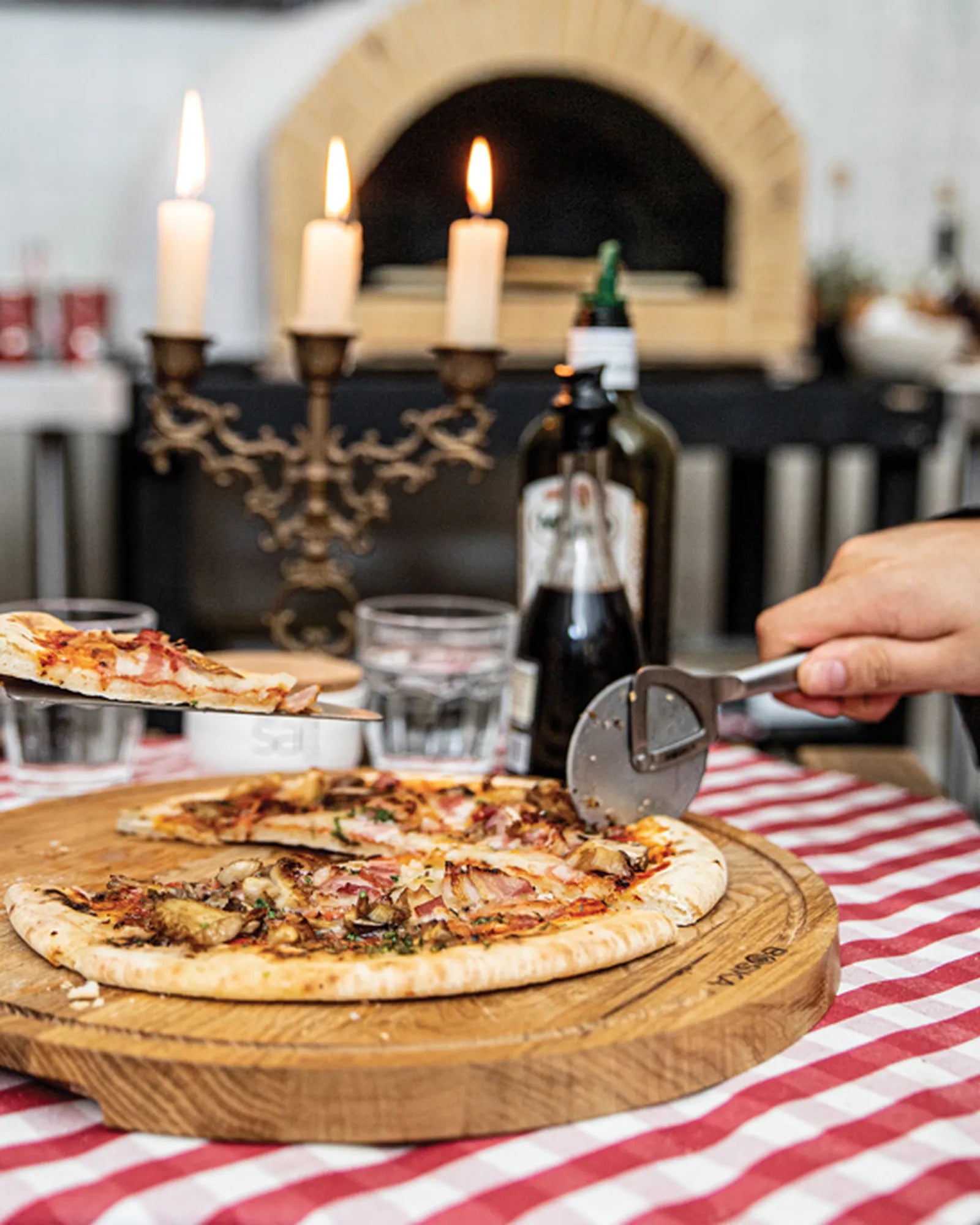 Custom stainless steel pizza set Boska Copenhagen - 4
