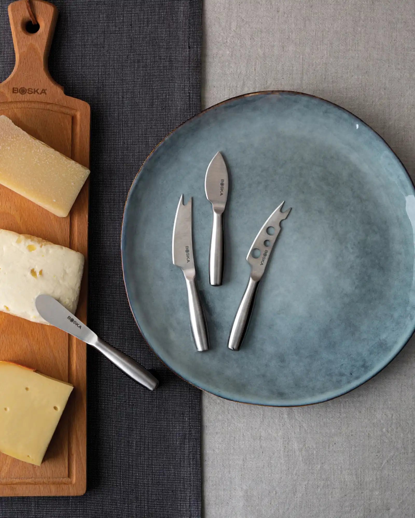 Custom stainless steel cheese knife set Boska Mini - 6