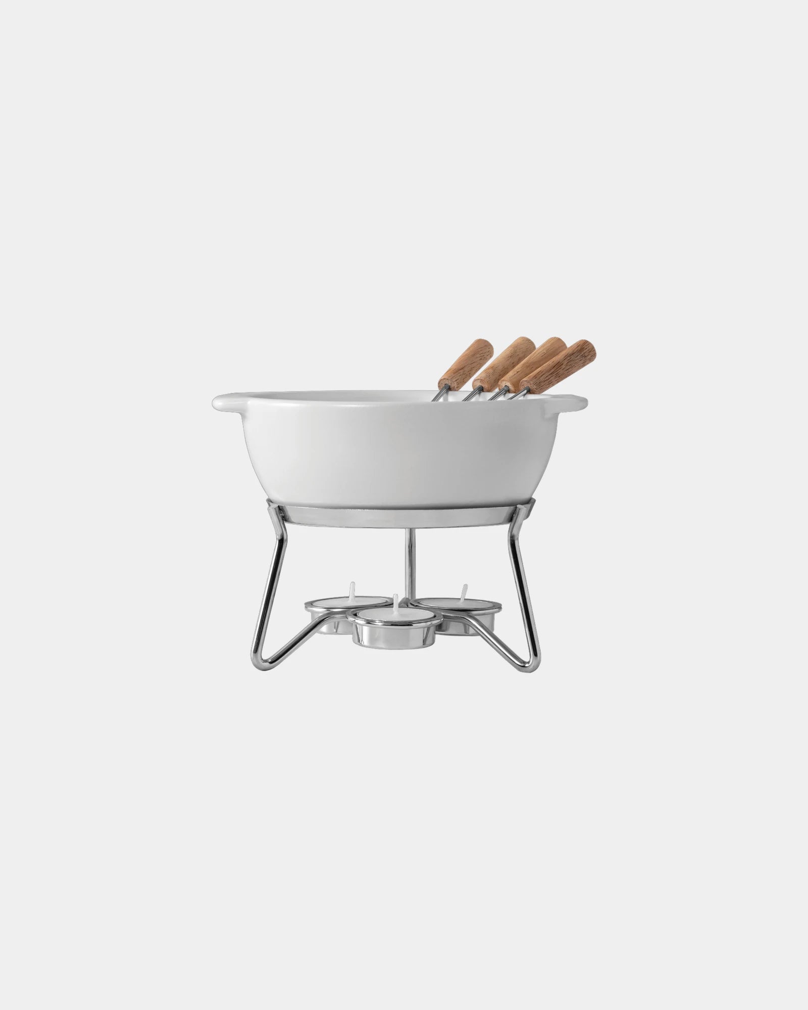 Custom ceramic fondue set Boska Party 750ml - White