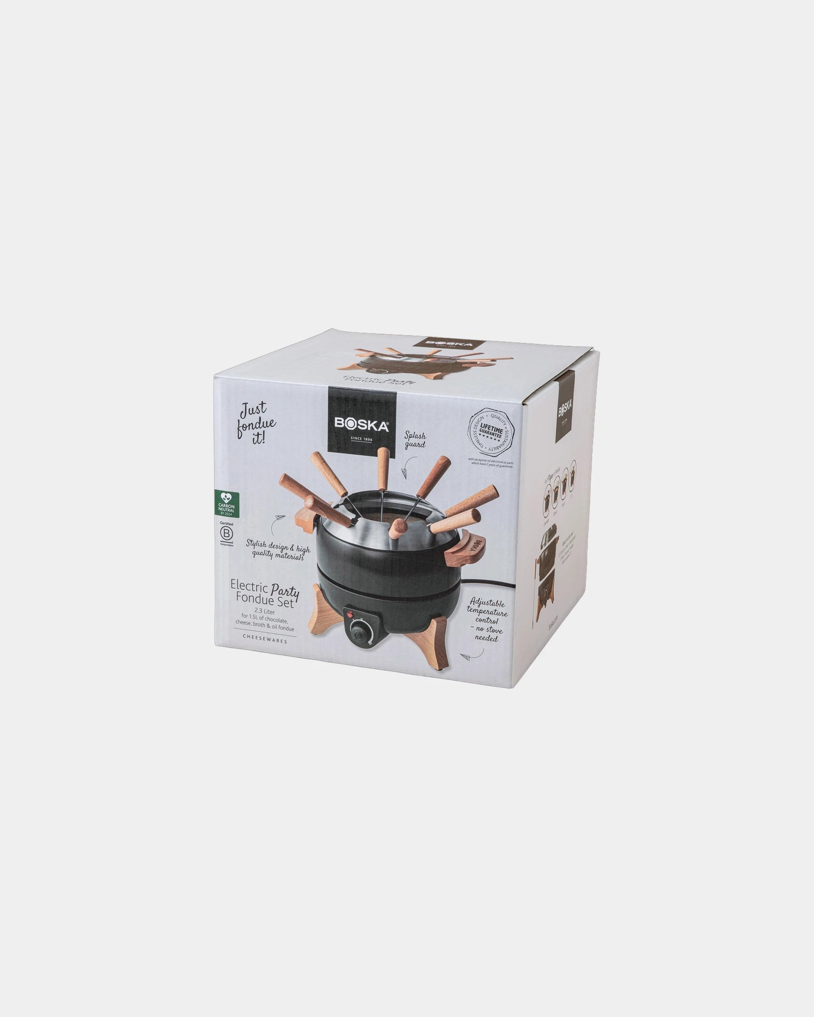 Custom stainless steel fondue set Boska Party 2.3L - 6