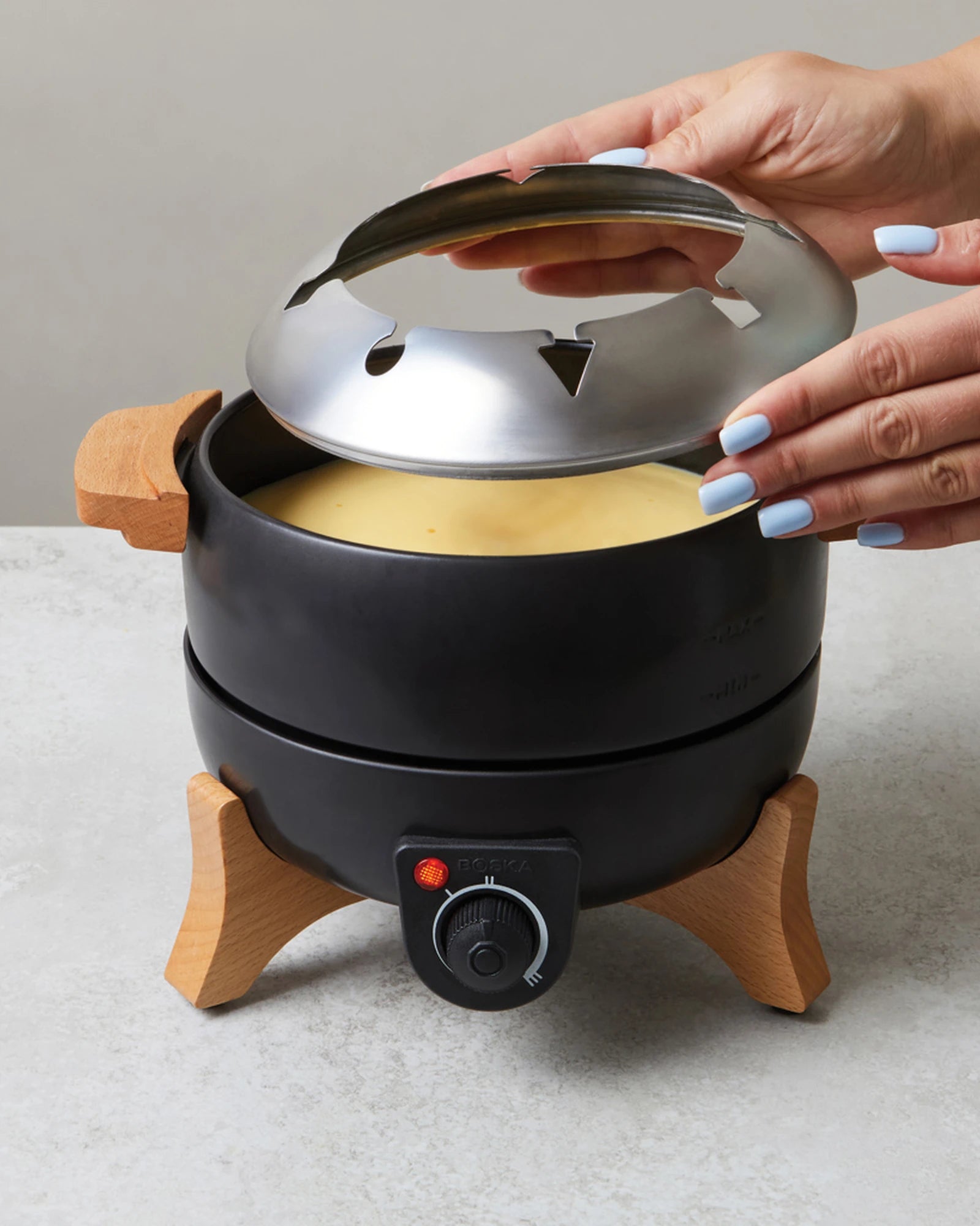 Custom stainless steel fondue set Boska Party 2.3L - 9