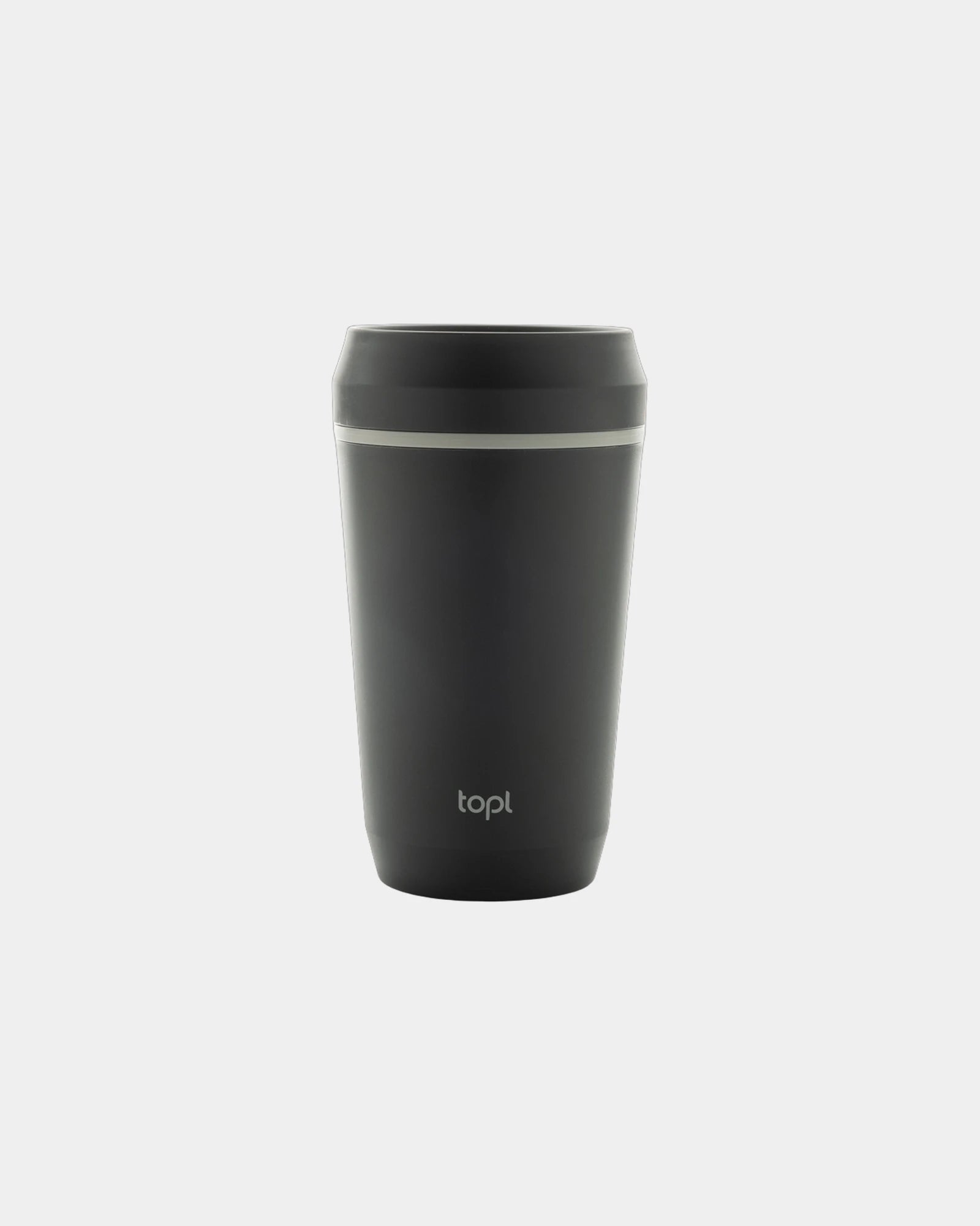 Custom recycled plastic 354ml mug - Grey
