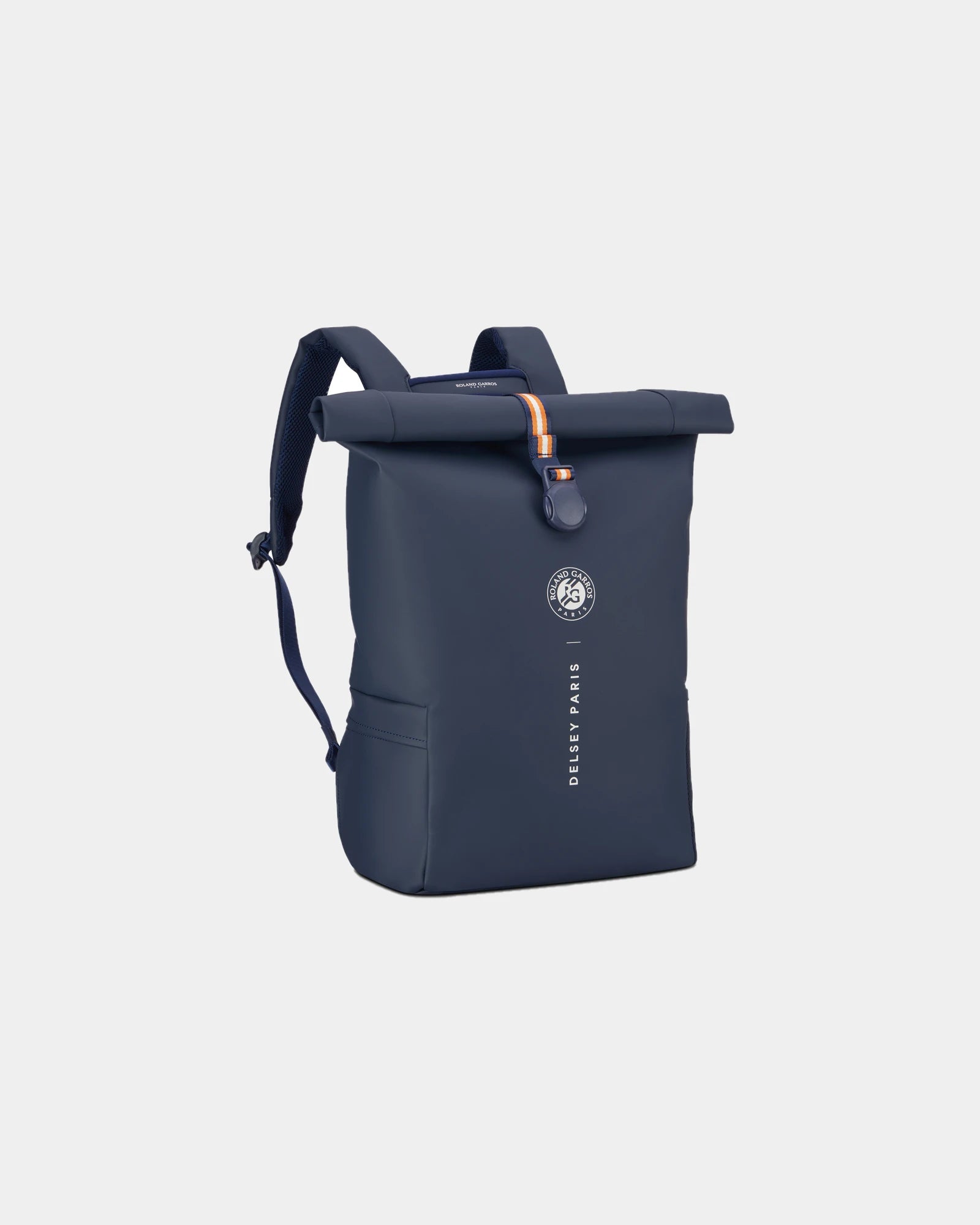 Custom recycled rolltop backpack 26L - Blue