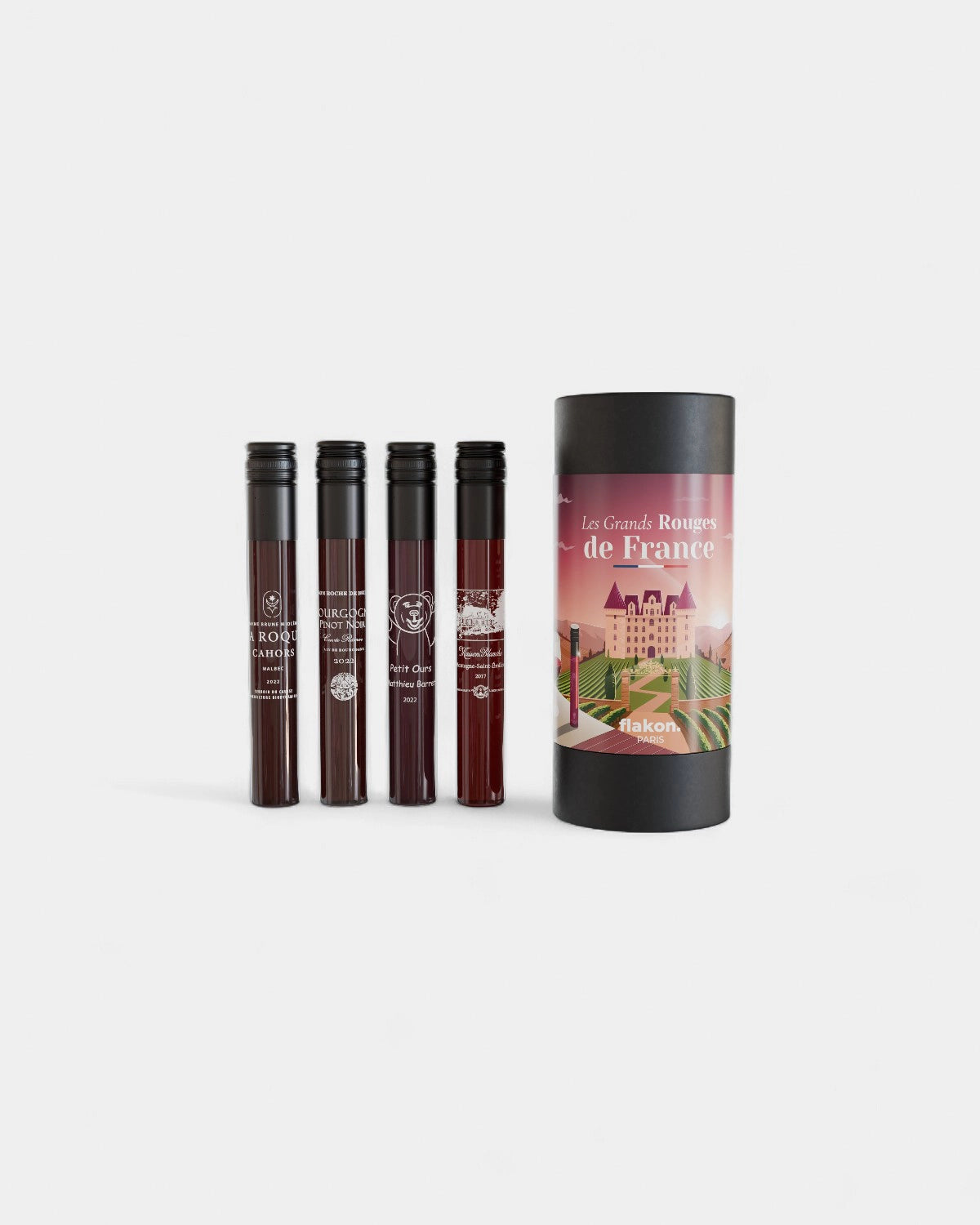 Tasting set 4 customizable wine bottles - 22
