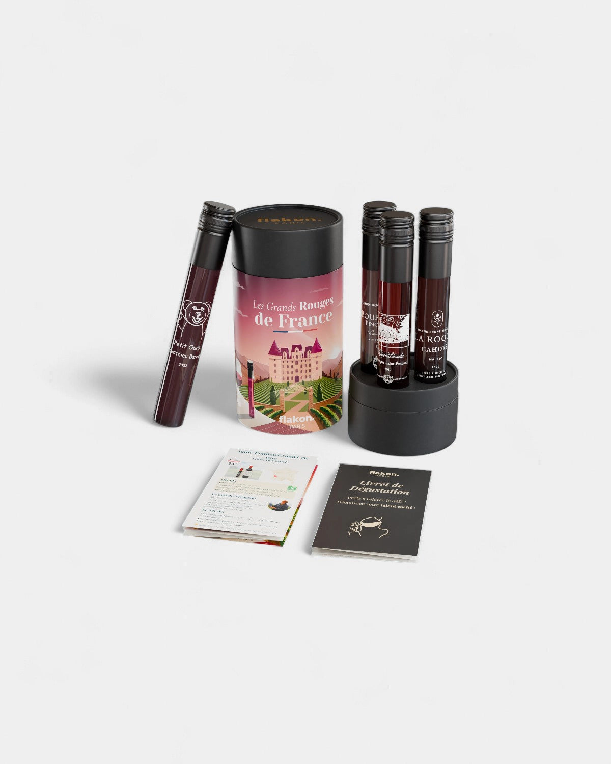 Tasting set 4 customizable wine bottles - 23