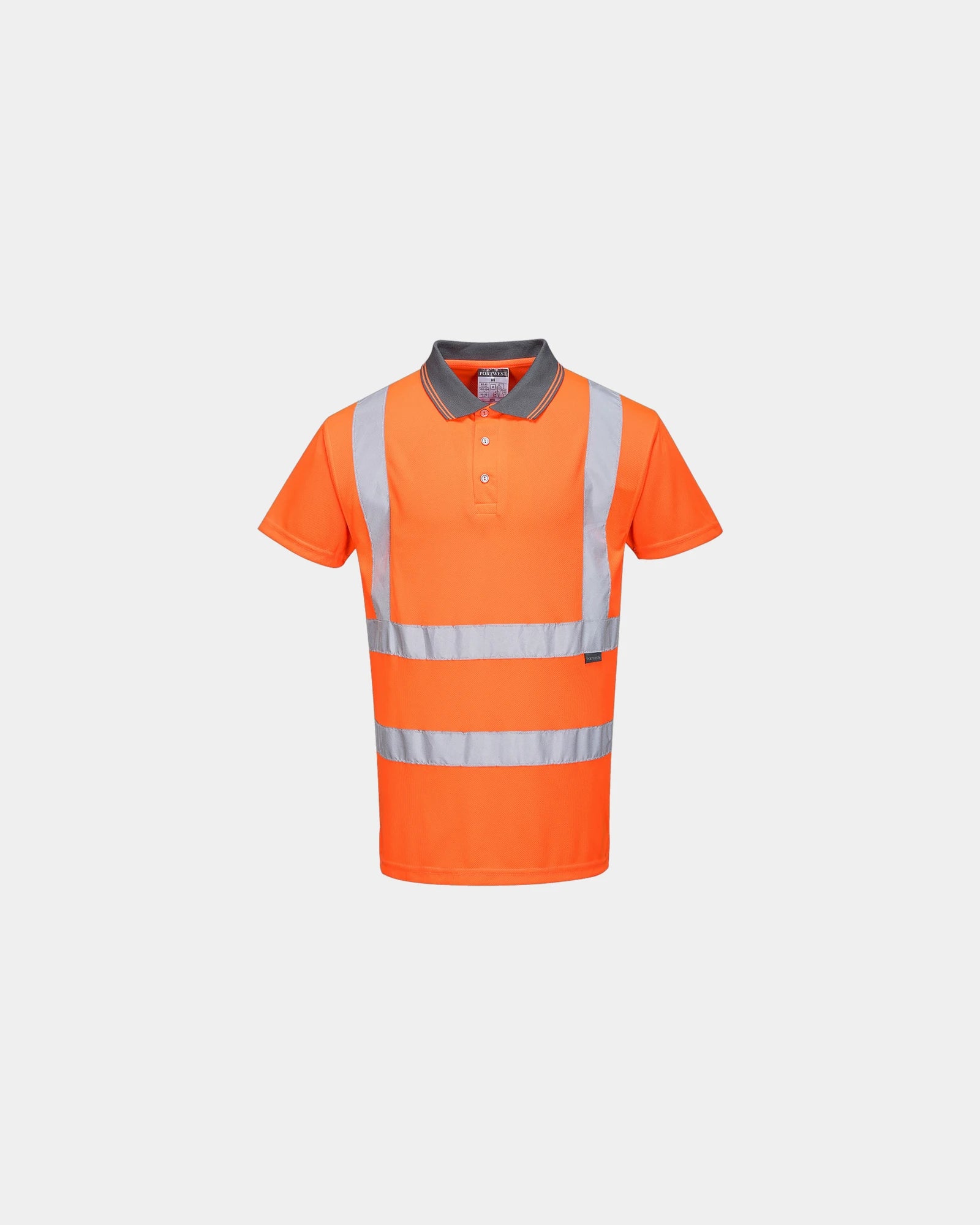 Promotional Hi-Vis polo for safety and visibility - Orange