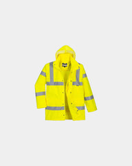 Promotional breathable waterproof parka for businesses - Yellow