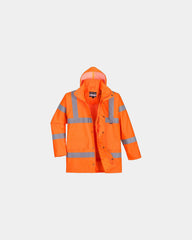 Promotional breathable waterproof parka for businesses - Orange