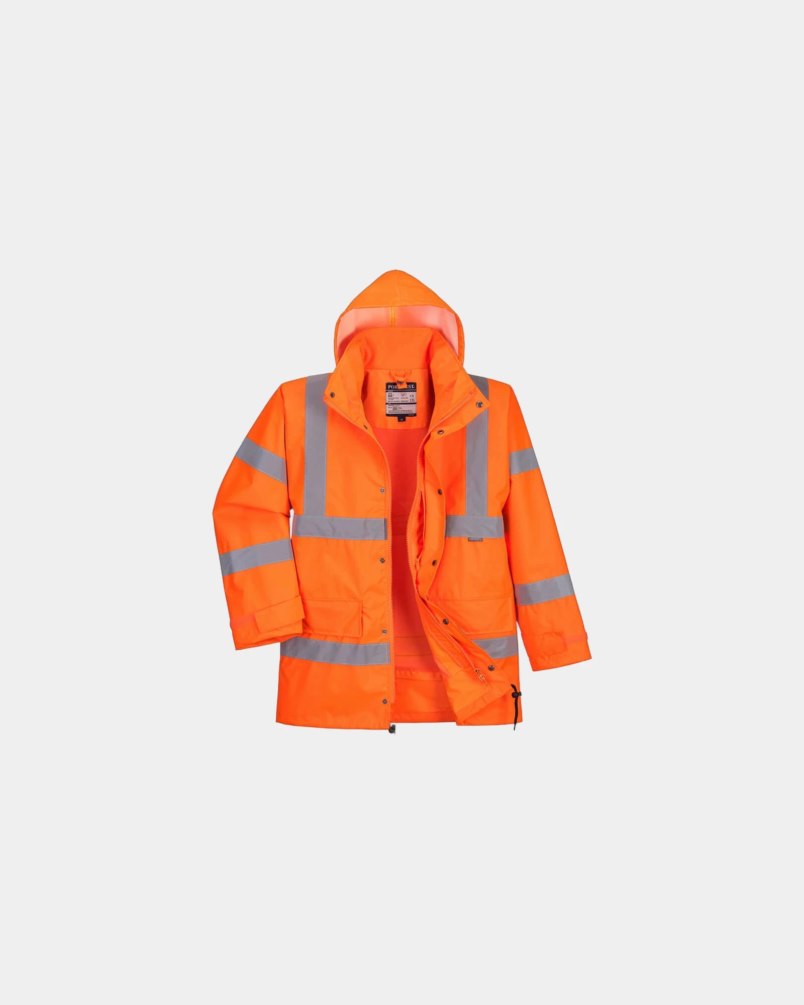 Promotional waterproof high-visibility parka - Orange