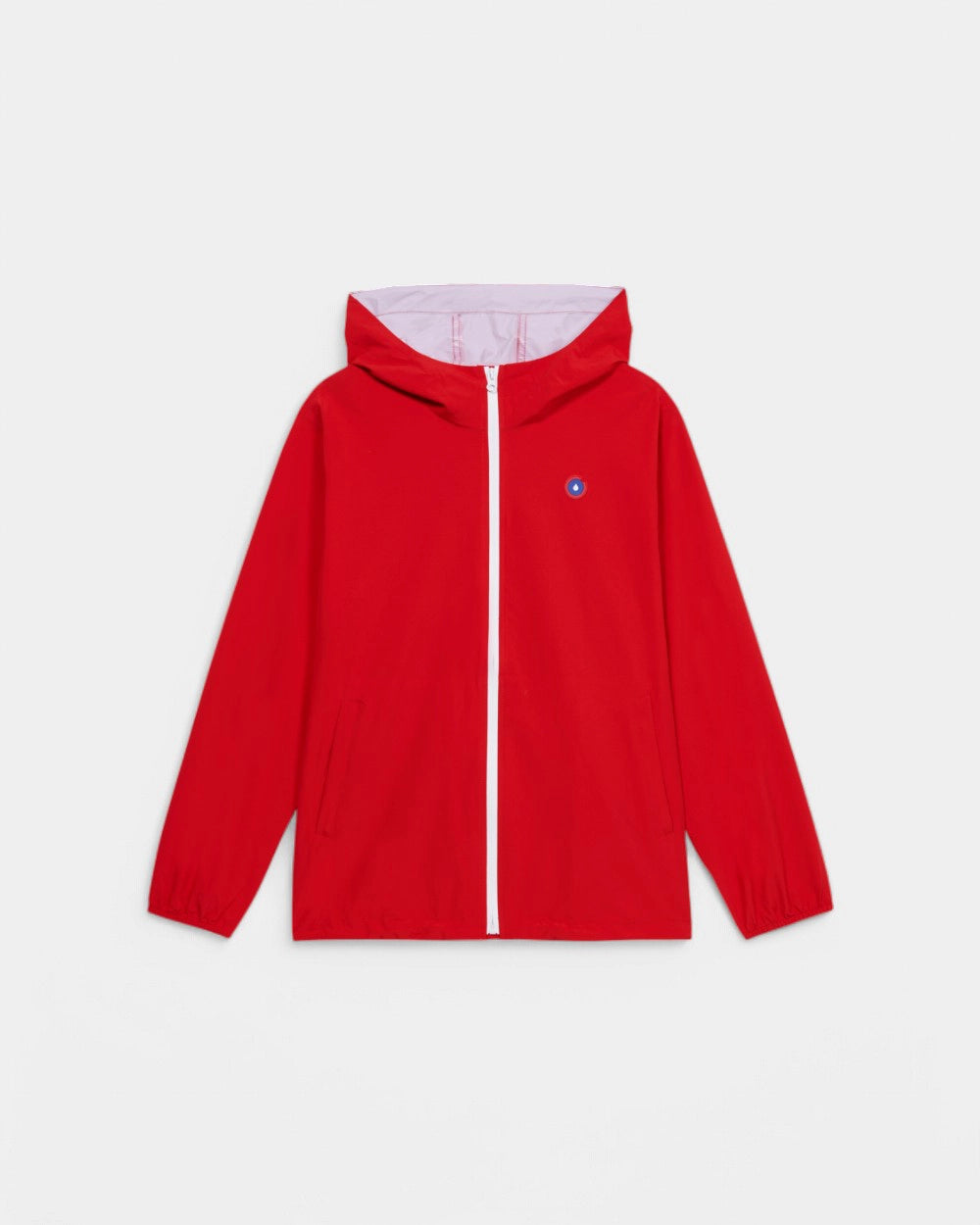 Short Waterproof Jacket Flotte Passy to Customize - Red