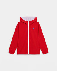 Short Waterproof Jacket Flotte Passy to Customize - Red