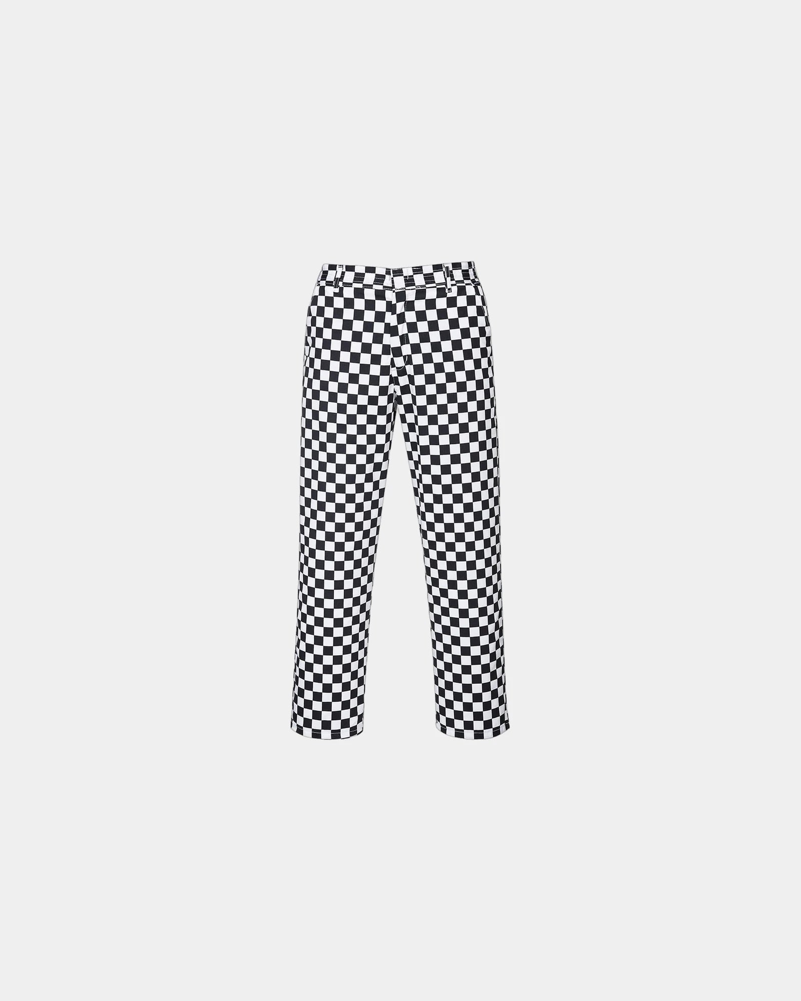 Custom kitchen pants Harrow - Damier Noir-White