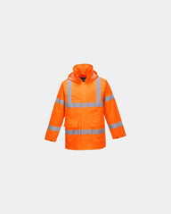 Promotional waterproof jacket for businesses and teams - Orange