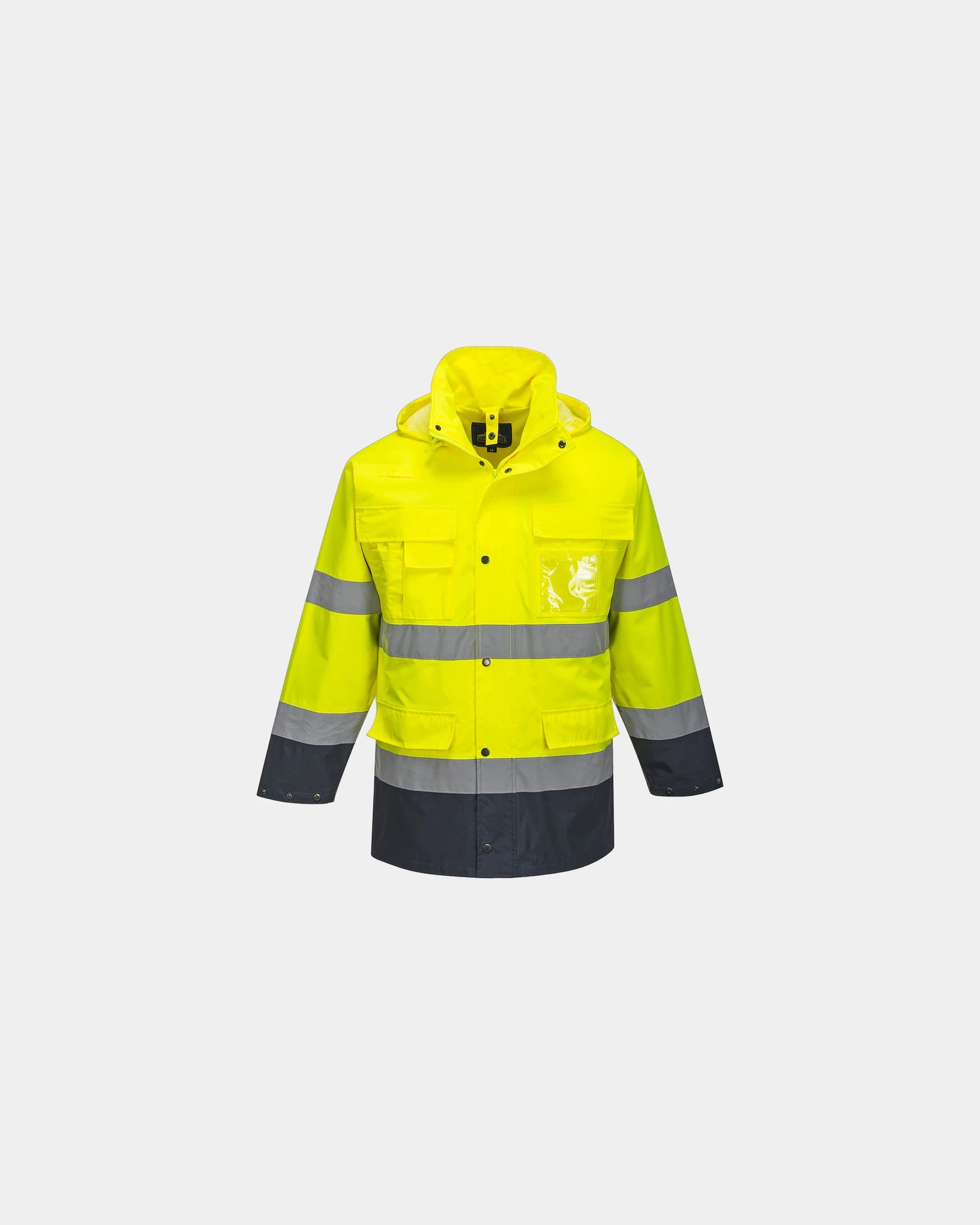 Promotional high visibility 3-in-1 parka - Yellow-Navy