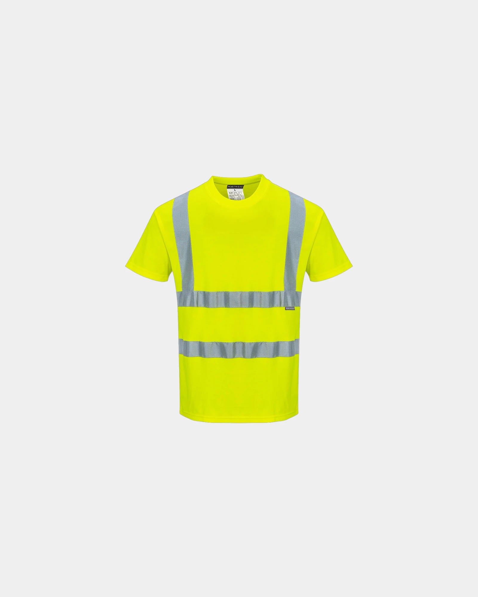 Custom breathable cotton Hi-vis T-shirt - Yellow