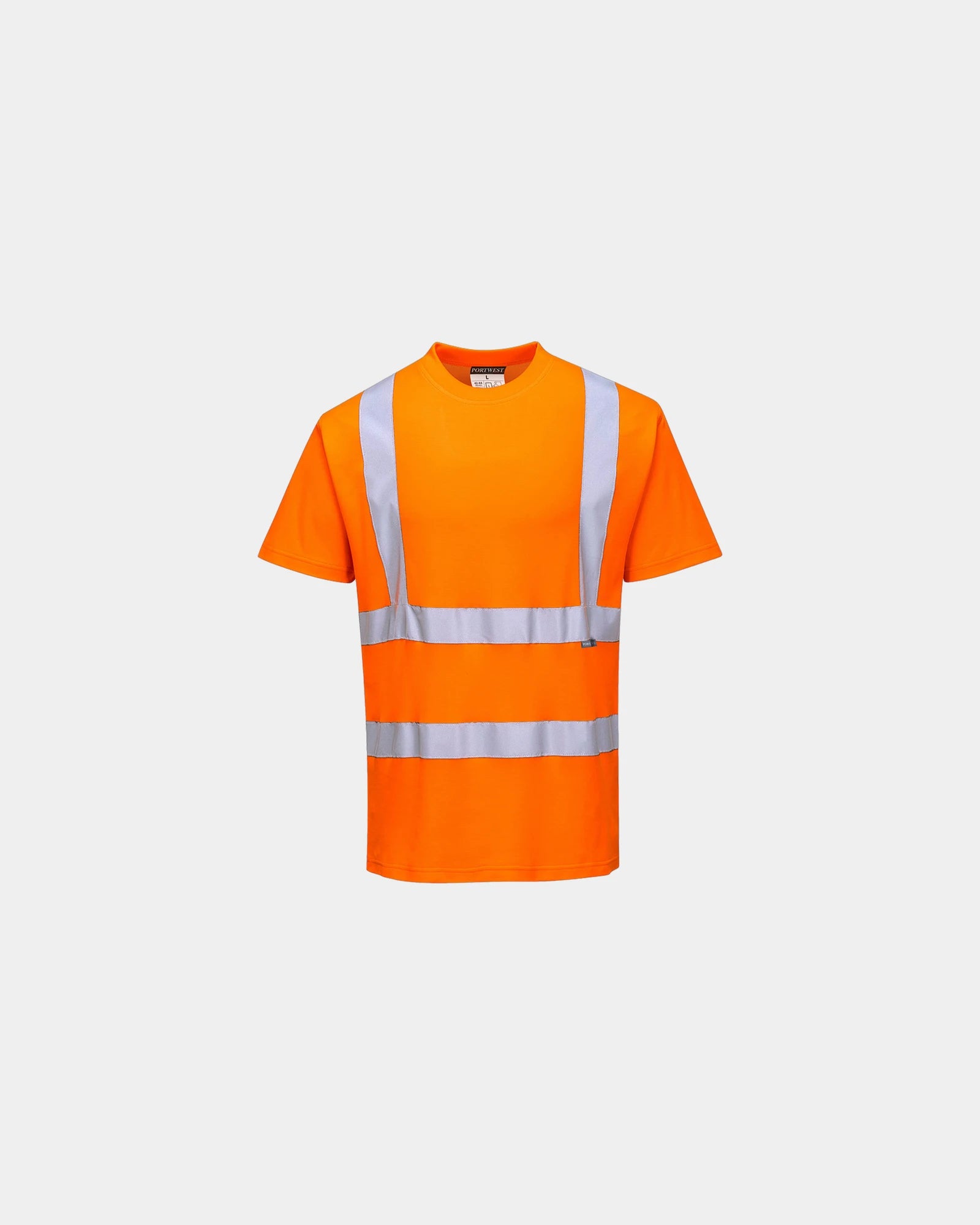 Custom breathable cotton Hi-vis T-shirt - Orange
