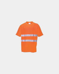 Promotional breathable cotton T-shirt Hi-Cool - Orange