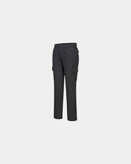 Promotional stretch cargo pants S231 - Black-Sky Blue