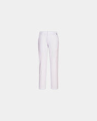 Custom slim stretch chino pants - White