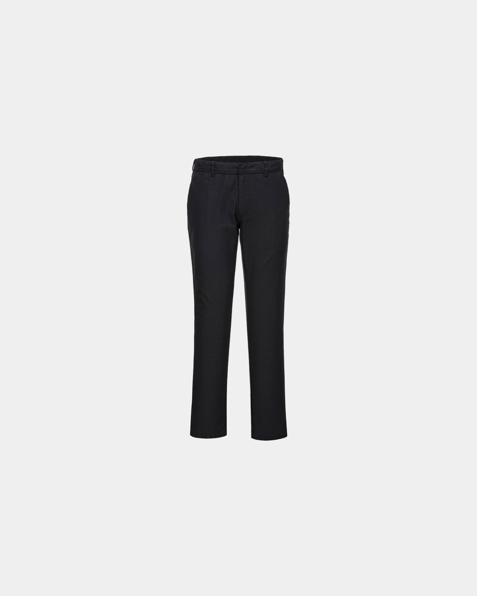 Custom slim stretch chino pants - Black-Sky Blue