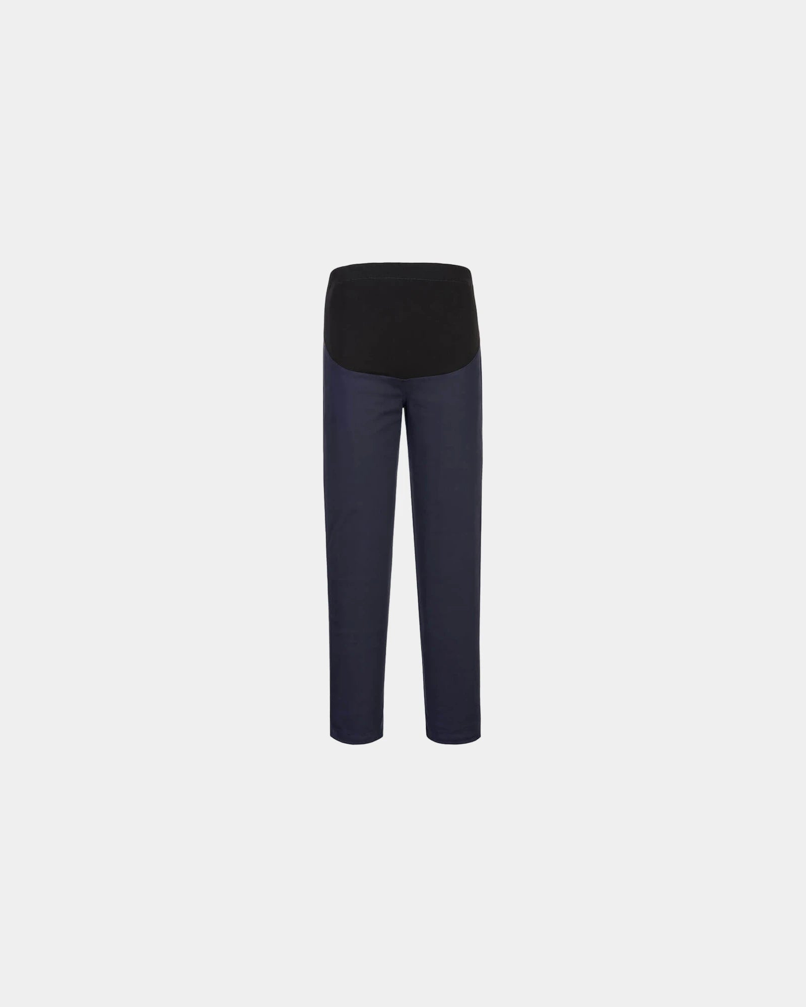 Promotional stretch maternity pants - Black-Sky Blue