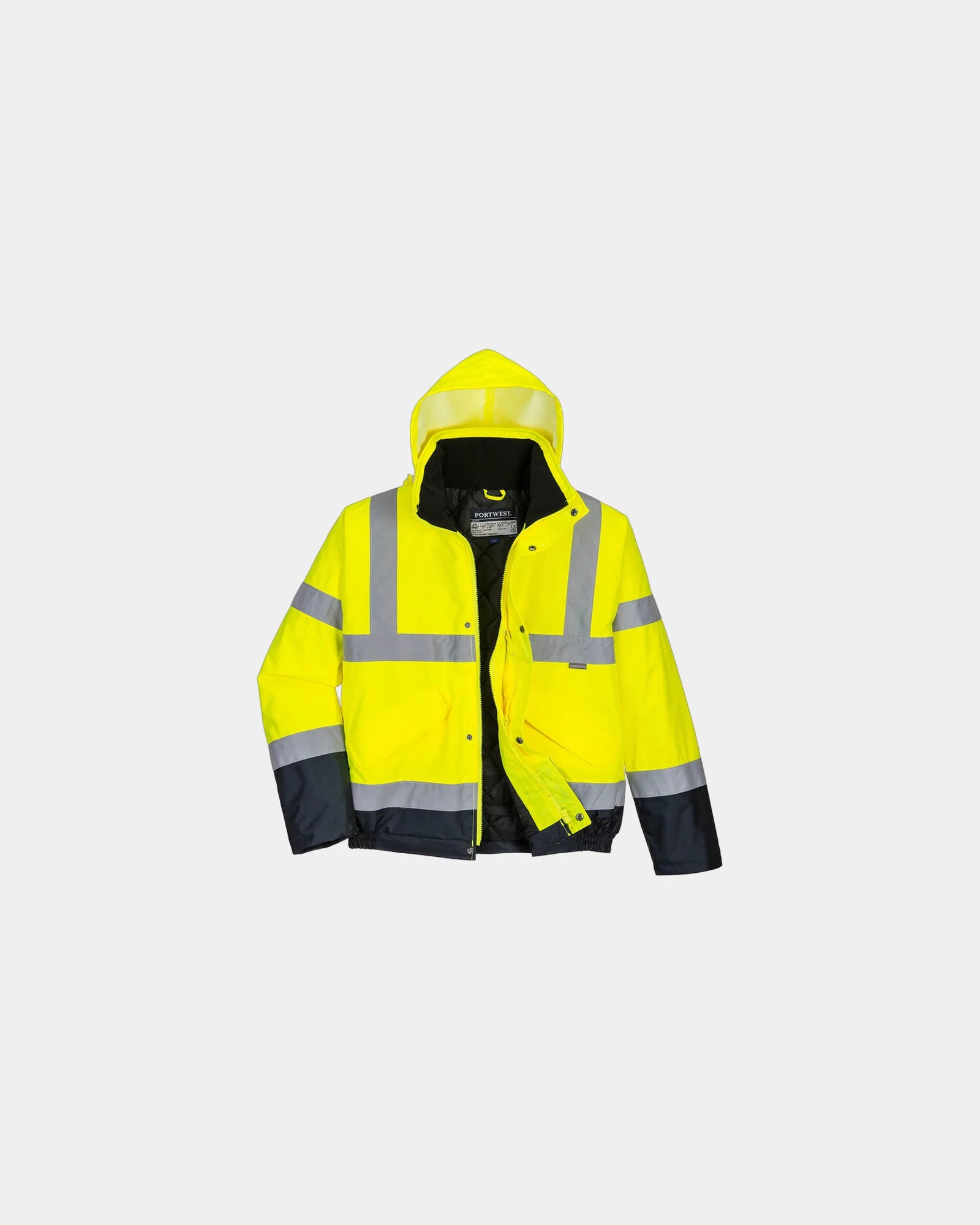 Promotional bicolored aviator jacket - Yellow-Navy