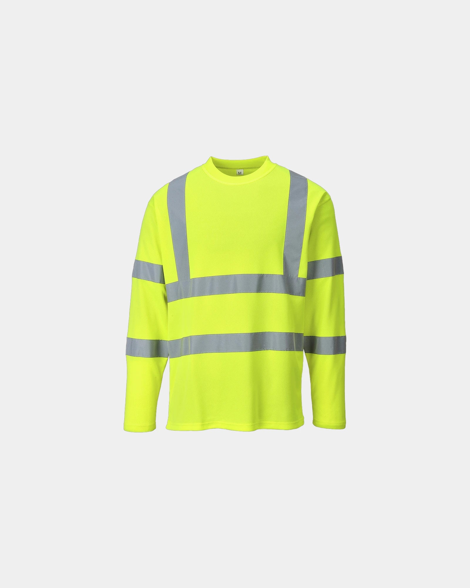 Promotional long sleeve Hi-Vis T-shirt - Yellow