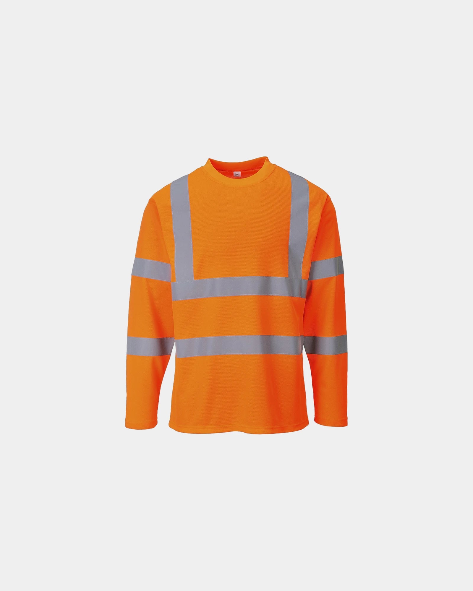 Promotional long sleeve Hi-Vis T-shirt - Orange