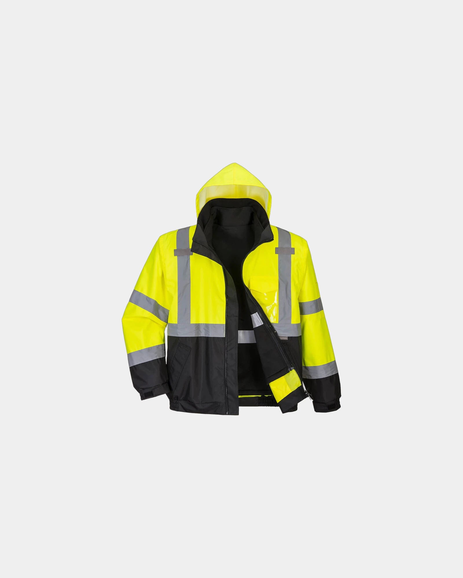 Promotional waterproof bomber jacket 3-in-1 - Yellow-Black