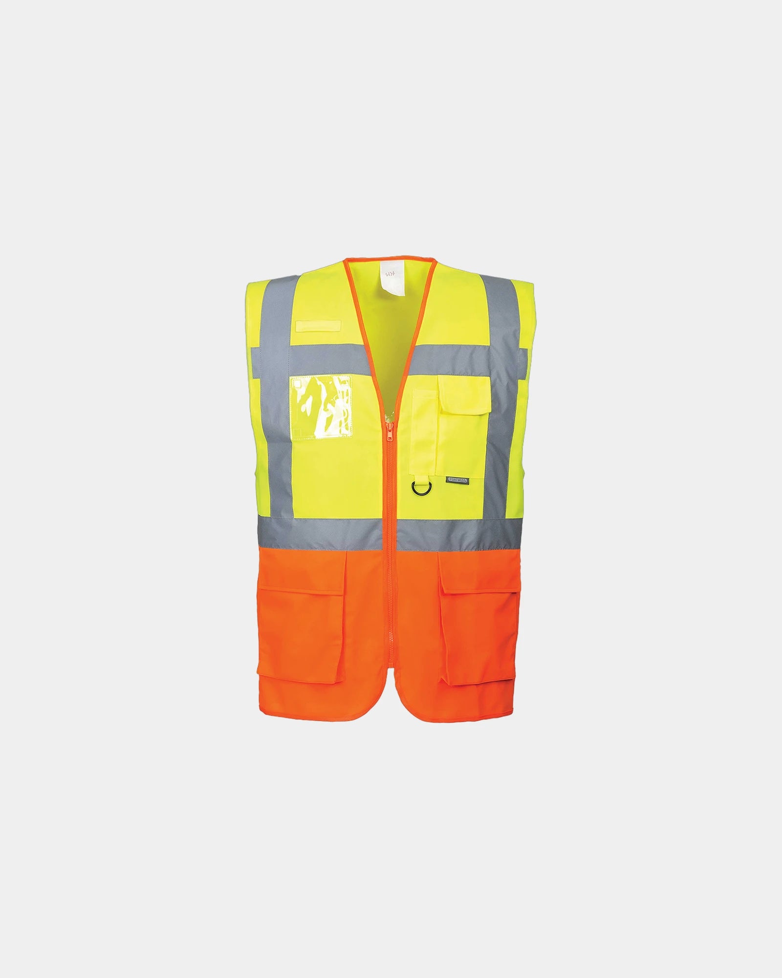 Promotional lightweight vest Portwest Executive Prague - Yellow-Navy