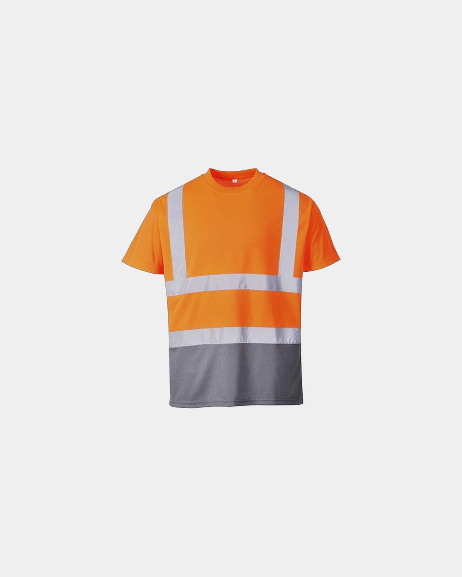 Promotional bicolored T-shirt for work environments - Orange