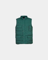 Custom classic vest with pockets Shetland - Dark Green