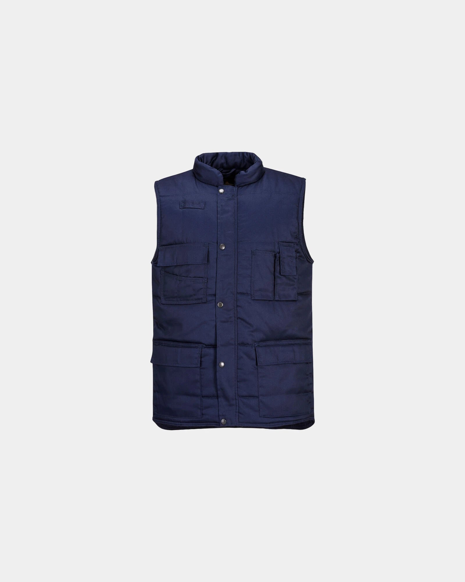 Custom classic vest with pockets Shetland - Navy