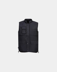 Promotional Classic cold vest - Black-Sky Blue
