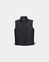 Promotional reversible polyester bodywarmer - Black-Sky Blue