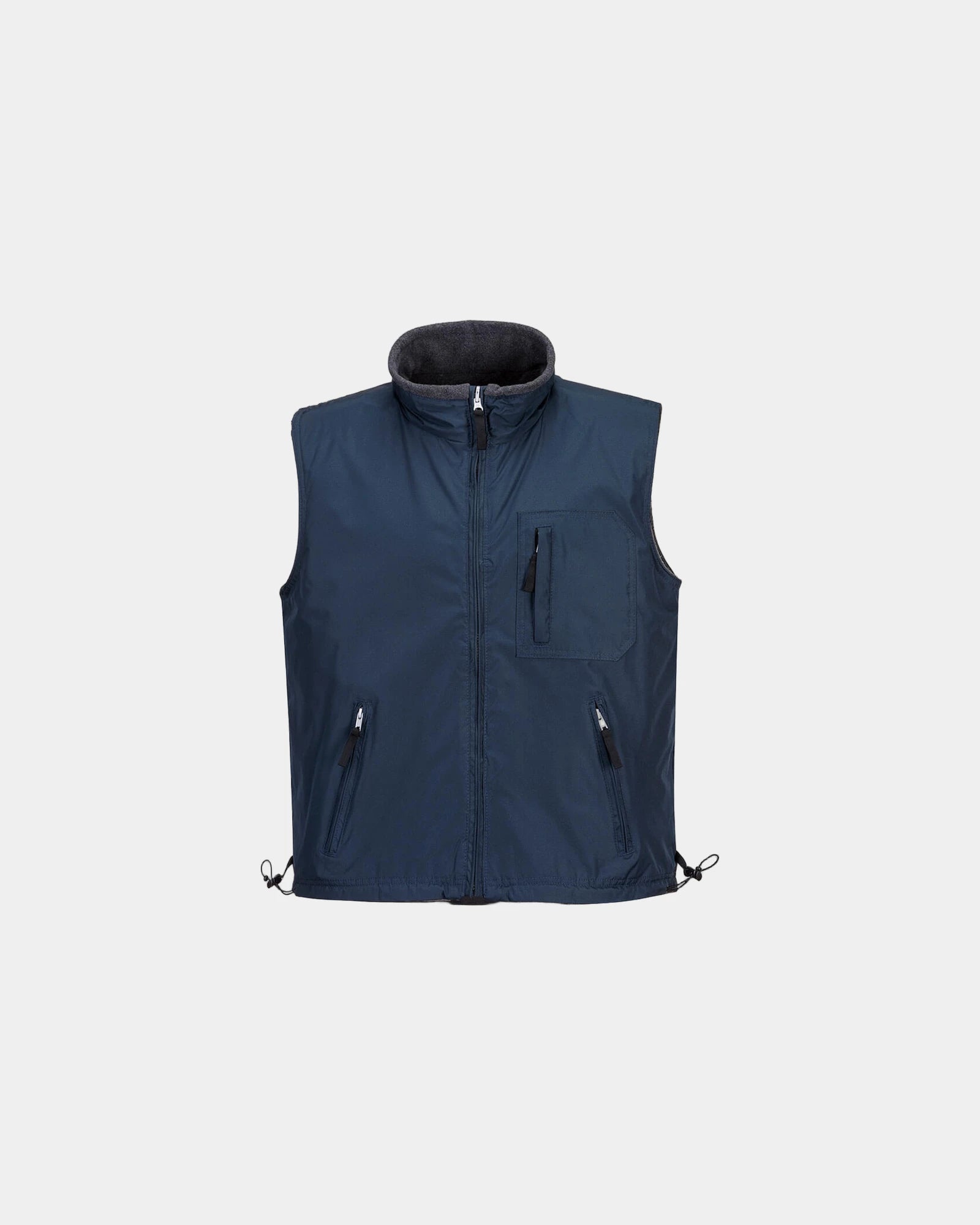 Promotional reversible polyester bodywarmer - Navy