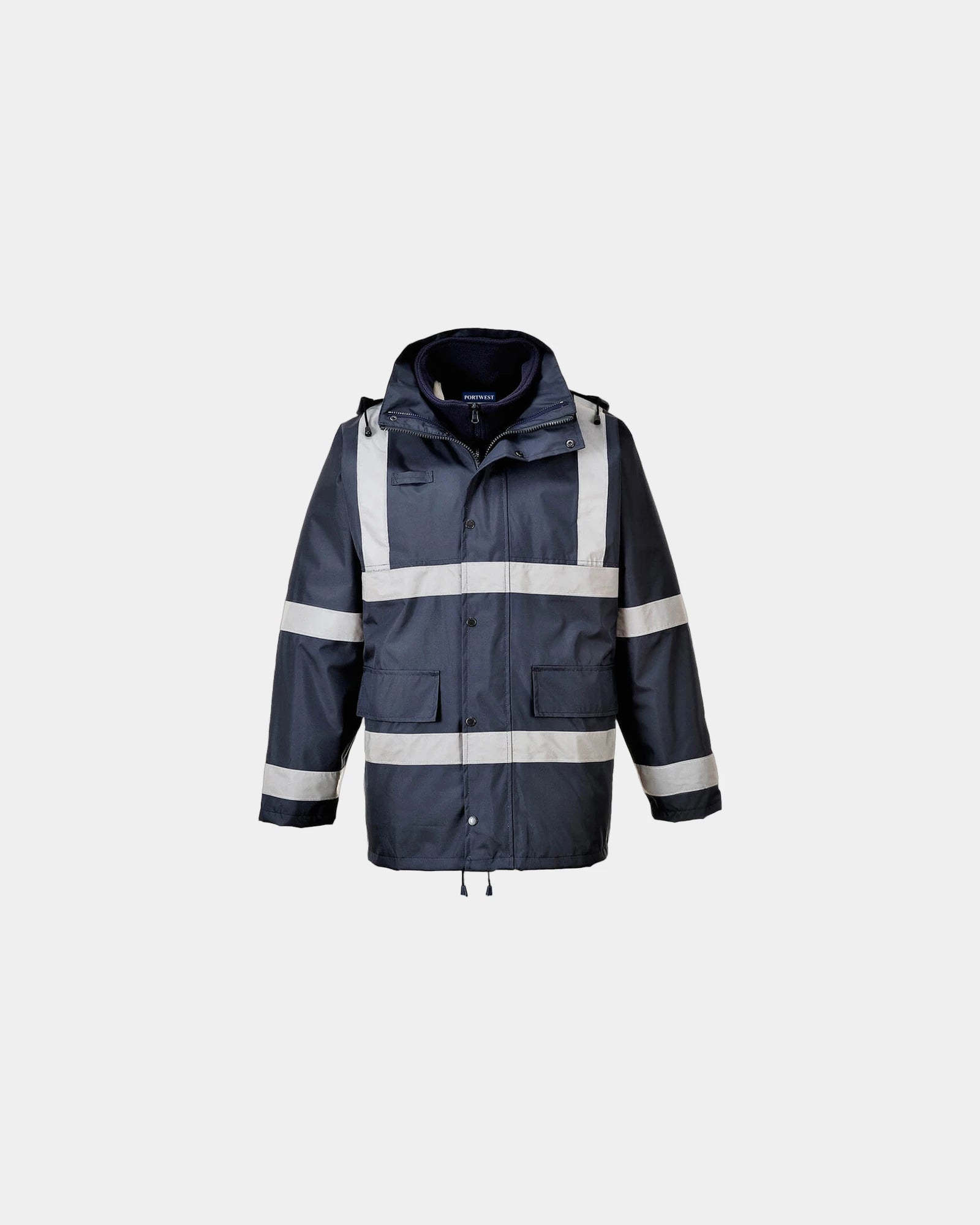 Custom waterproof 3-in-1 jacket for businesses - Navy