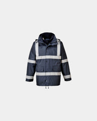 Custom waterproof 3-in-1 jacket for businesses - Navy