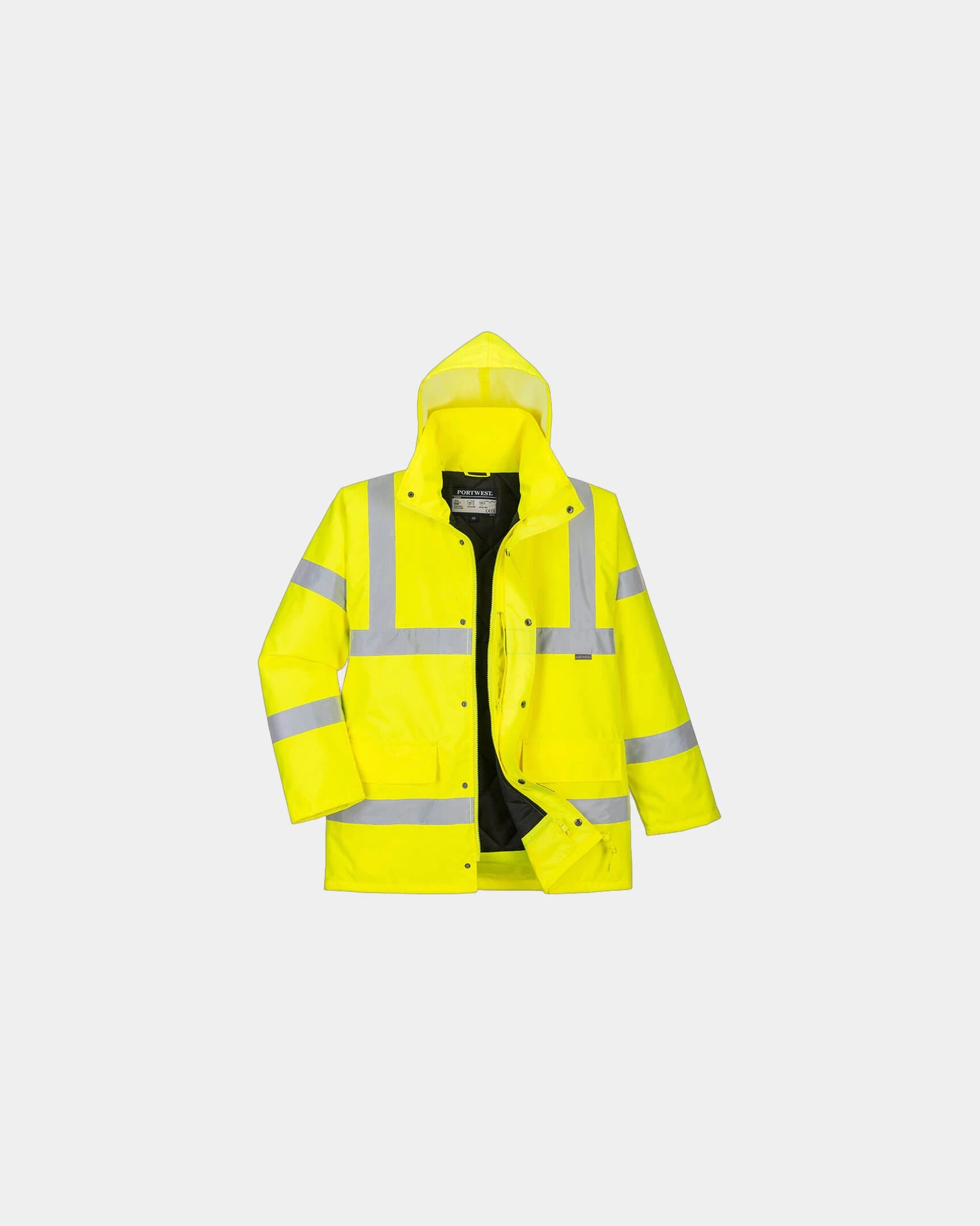 Promotional breathable waterproof parka for businesses - Yellow