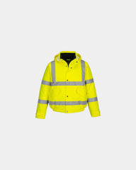 Promotional Hi-Vis jacket for safety and comfort - Yellow