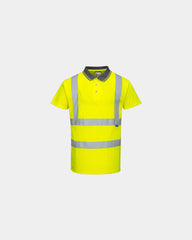 Custom high-quality polo for warm working conditions - Yellow