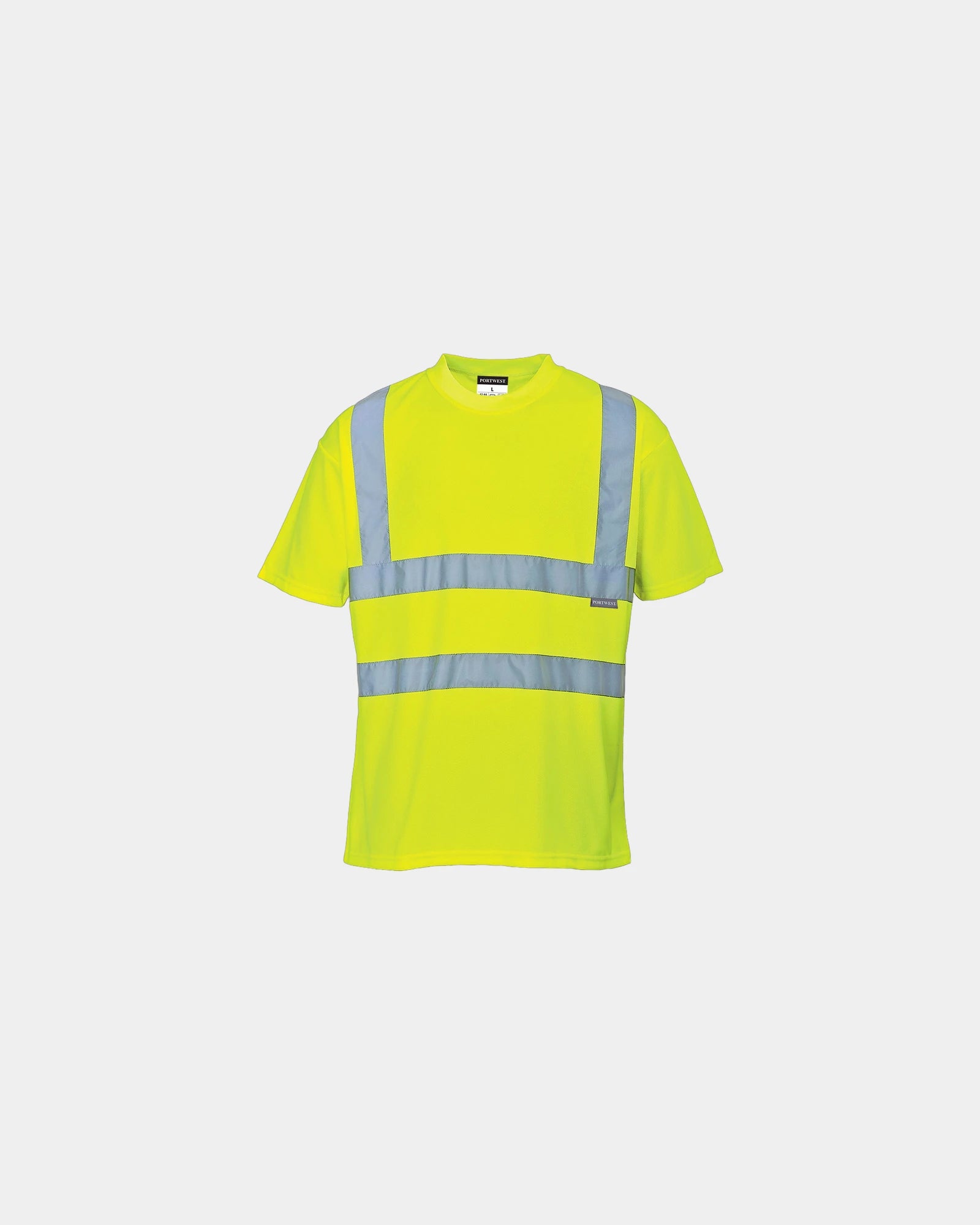 Custom high-visibility T-shirt for safety and comfort - Yellow