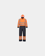 Promotional waterproof Contrast coverall - Orange