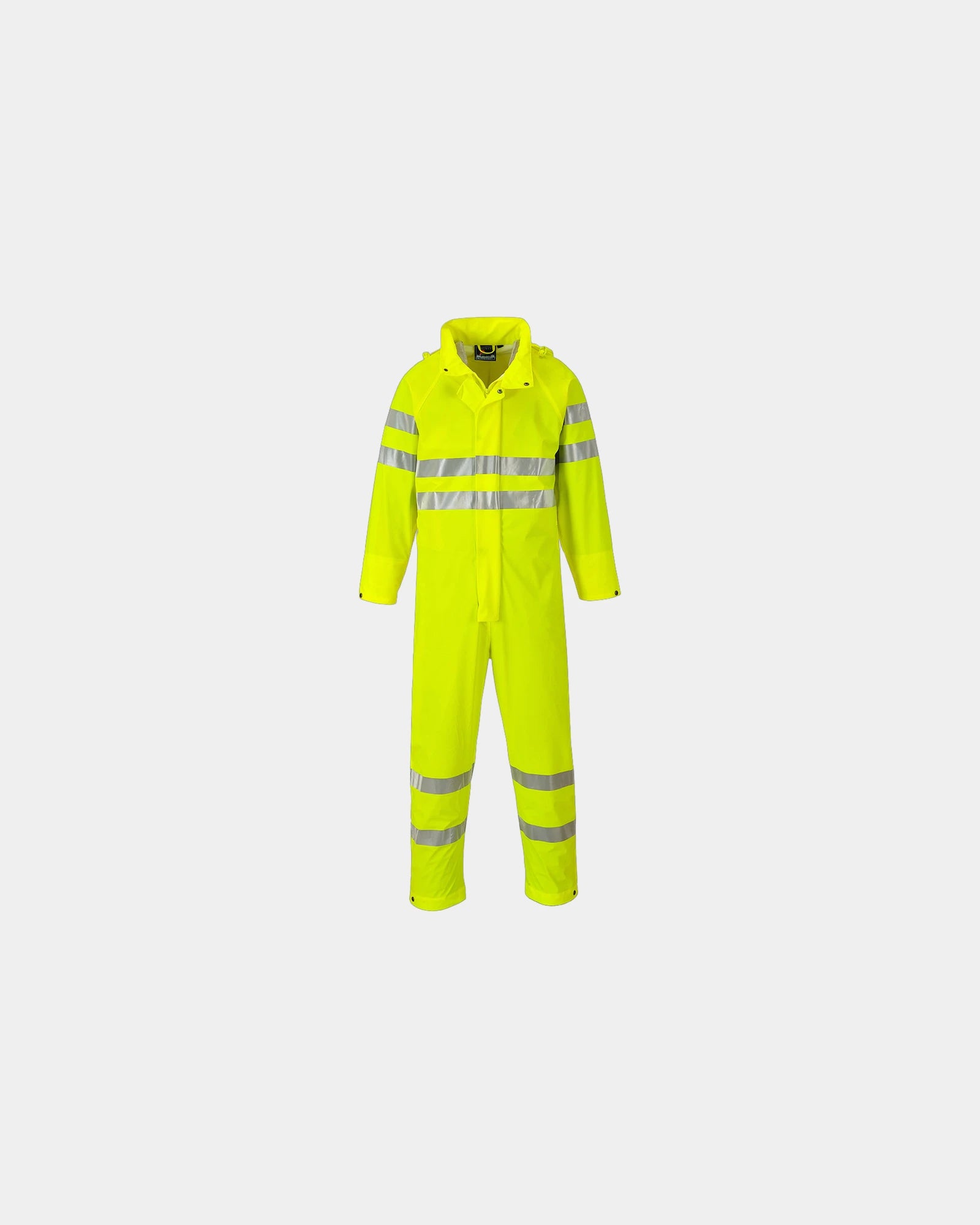Promotional waterproof high-visibility coverall - Yellow