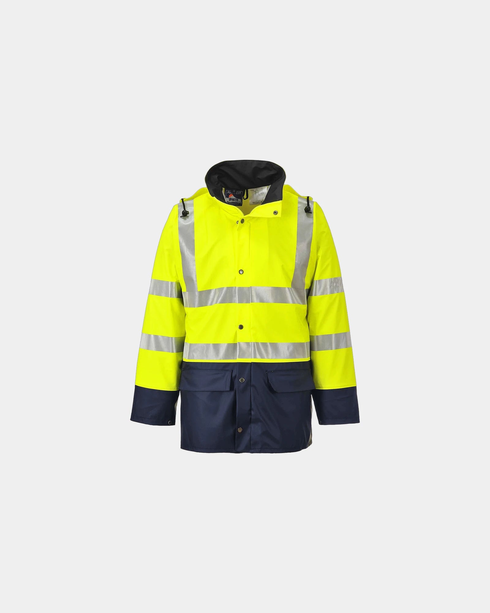 Custom waterproof breathable jacket Portwest - Yellow-Navy