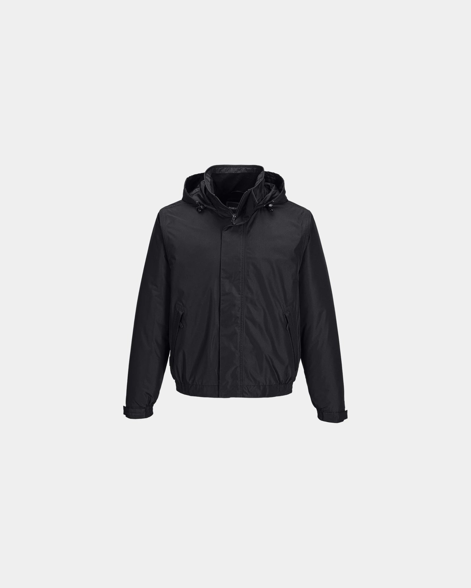 Promotional waterproof breathable jacket Calais - Black-Sky Blue