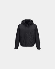 Promotional waterproof breathable jacket Calais - Black-Sky Blue