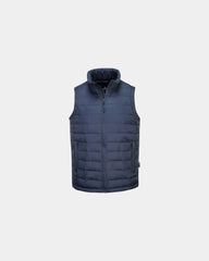 Promotional insulated lightweight vest Aspen Baffle - Navy