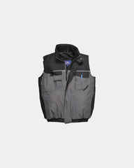 Promotional waterproof bodywarmer for outdoor work - Grey